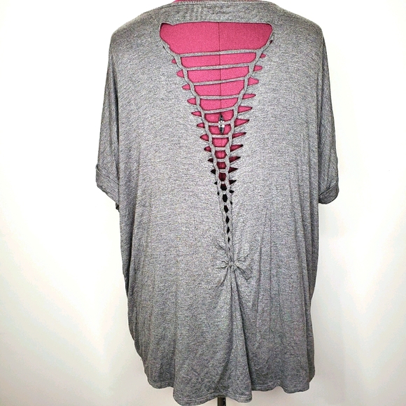 21) TAKARA Open-Back Dorman Sleeve Beaded Collar Lightweight Sz. XL - Picture 1 of 6